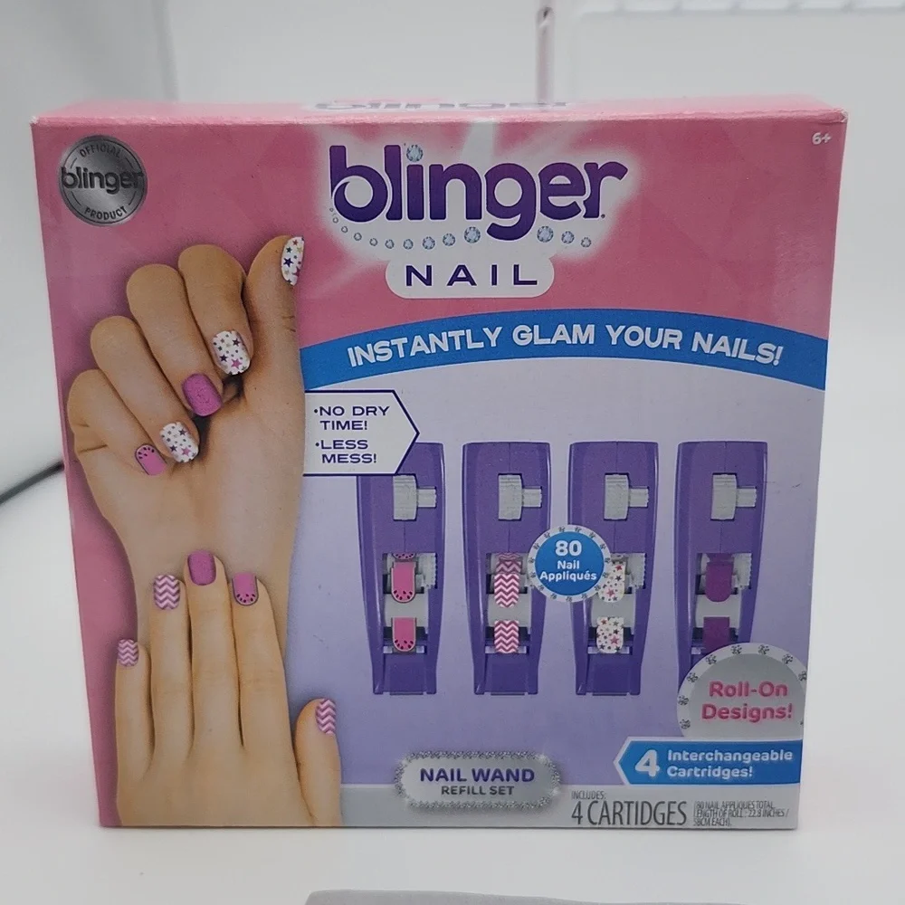Blinger Nail Wand & Refill Pack 7 Piece Set